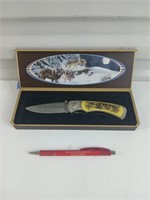 3-in lock blade wolf collection