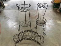 Metal plant stands