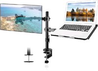 Suptek Monitor and Laptop Mount,Adjustable Monitor