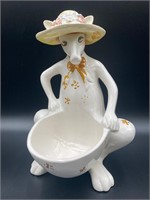 Vintage Ceramic Kangaroo Candy Bowl