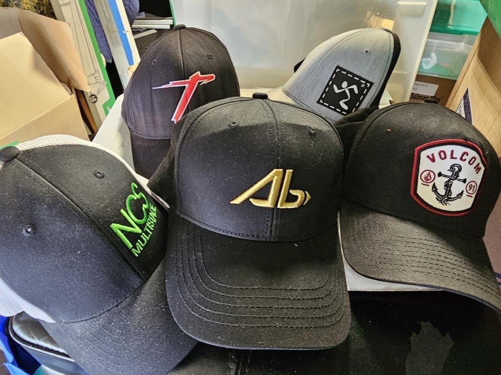 Group of baseball caps