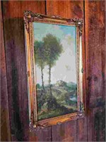 Antonio Zaccari Landscape Oil on Canvas