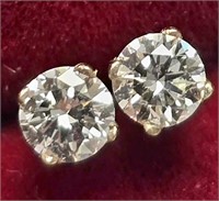 $800 14K  0.4G Lab Diamond 0.2Ct Earrings
