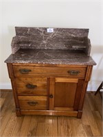 Antique Granite Topped Dry Sink