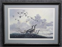 Geese Print by Larry Toschik - S/N