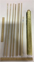 Dowel Lot w/ wrapping Paper