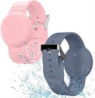 Waterproof Air Tag Bracelet for Kids(2 Pack), Soft