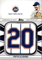 Pete Alonzo 2022 Topps Jersey Number Medallion