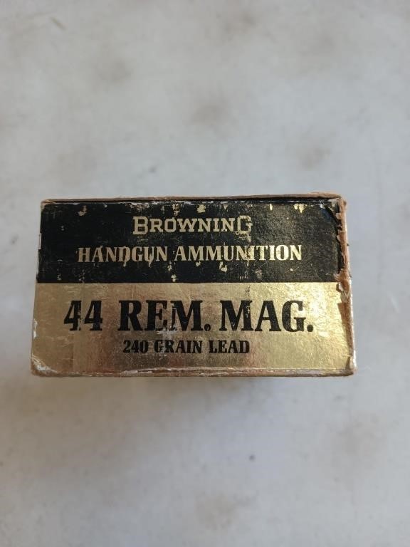 22 rounds 44 Rem Mag 240 gr lead