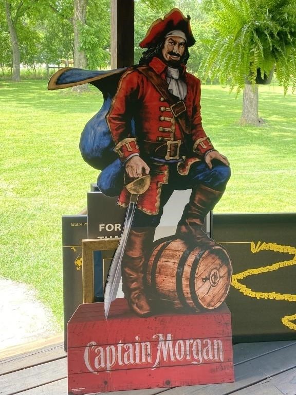 Bar Decor Captain Morgan Cardboard Cut Out,