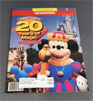 1991 Newsweek Disney World 20 Years of Magic