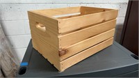 12x18x10 Wooden Storage Crate Vinyl Books