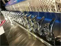 Beer Taps Chrome -  14 on each section