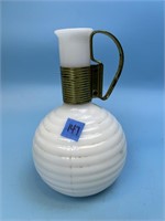 Vintage Milk Glass Decanter