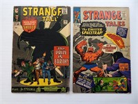 (2) MARVEL STRANGE TALES COMIC BOOKS