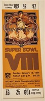 Replica1974 SUPER BOWL XXVI 26 Full/ Ticket.2S20