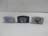 Three Nintendo 64 Games Untested