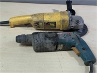 Dewalt  Grinder & Bosch Drill