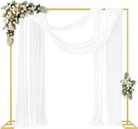 Fomcet 8FT x 8FT Backdrop Stand Heavy Duty with Ba