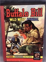 BUFFALO BILL WILD WEST ANNUAL HARDCOVER BOOK.