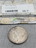 1890-S Morgan Silver Dollar, Xtra Fine #2