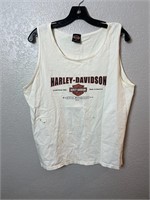 Vintage Harley Davidson Distressed Tank Top Shirt