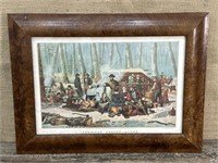 Currier & Ives print ‘American Forest Scene’