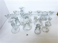 CRYSTAL CANDLE HOLDERS