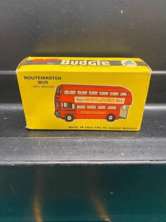 Vintage BUDGIE Double Decker ESSO Bus MIB