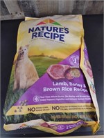Nature's Recipe Lamb, Barley,& Rice Dog Food 24 lb