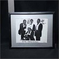 The Drifters Signed Black and White Print
