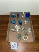 Glass Animal Figurines/Paperweights