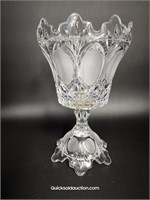 Beautiful Crystal 9.5" Pedestal Compote/Fruit Bowl
