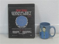 Star Trek Book W/Spock Mug