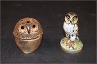 Cast Iron Owl Can Opener & Incense Burner