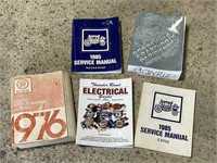 Five automotive service books