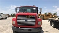 1996 Ford L9000 Flatbed Truck,