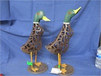 metal ducks