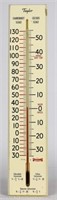Wood Advertising Taylor Permacolor Thermometer