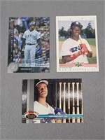 3x The Bid Ken Griffey Jr Rare Baseball Cards