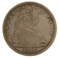 1846-O Seated Liberty Silver Half Dollar
