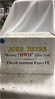 John Deere HWH tractor 2 cyl expo IX box 16006a