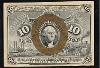 1863 US Fractional Currency 10c Second Issue Fr-12