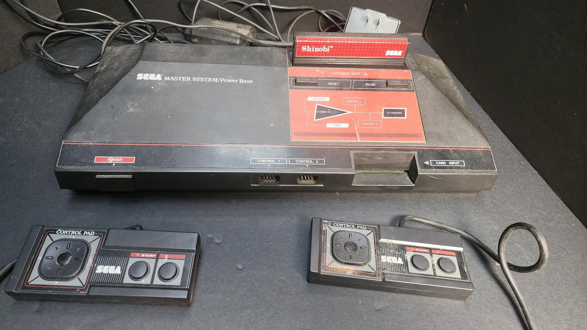 Sega Master Game System & Shinobi