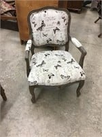 Farmhouse style decorator side chair