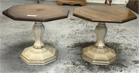 2 - 20" Octagon Lamp Tables
