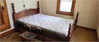 Waterbed Frame & Mattress (B)