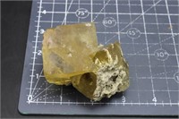 9.2 Oz Yellow Fluorite Cubes, May Sone Quarrey