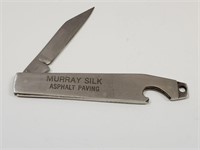 Vintage Orillia Murray Silk Advertising Knife