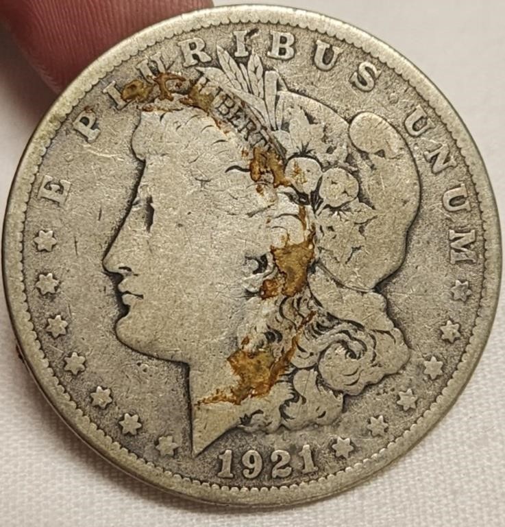 1921 "S"  Morgan Dollar